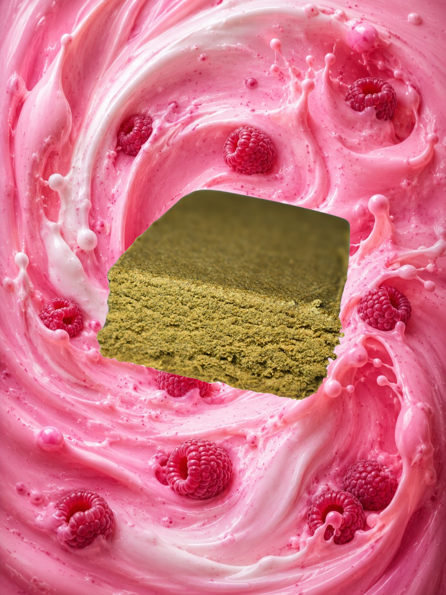 Hash premium Butter Berry signé BZHash aux notes gourmandes de framboise et à la texture crémeuse.