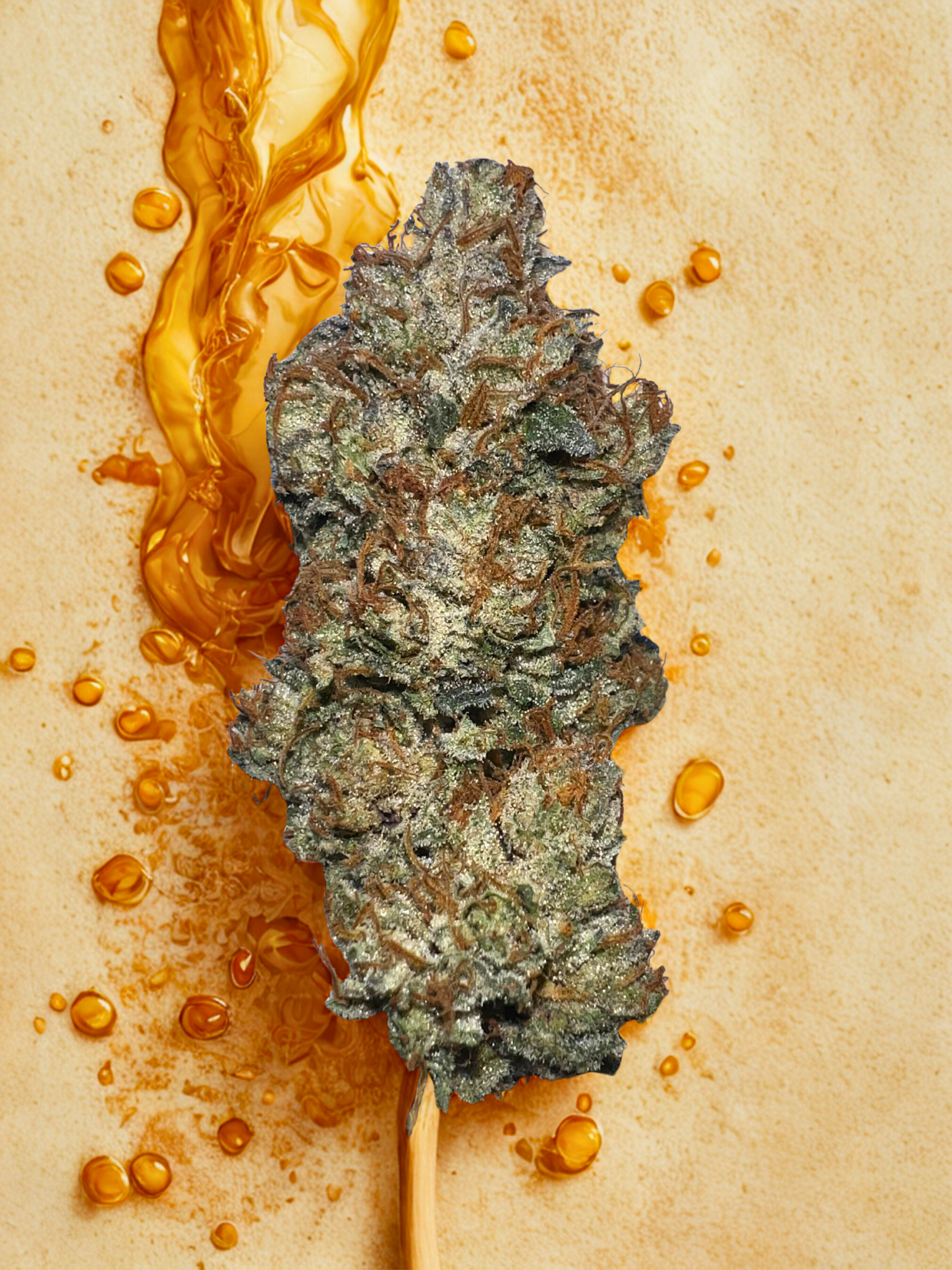 GMO – Fleur de CBD compacte et résineuse indoor en sol vivant